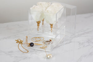 Mini Preserved Rose Jewelry Box